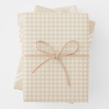 Boerderij Landelijke Chic Crème Plaid & Diamanten