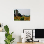 Boerderij Landschap Fotografisch Poster (Thuiskantoor)