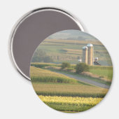 Boerderij Landschap Platteville Wisconsin Magnet Magneet (Voorkant / Achterkant)