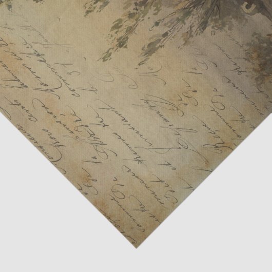  Boerderij Landschap Tissuepapier (Detail)