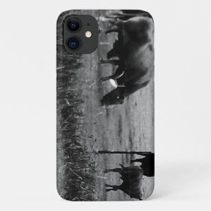 Boerderij leven, koe familie iPhone 11 hoesje