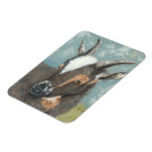 Boerderij Levensgrijze geit Magneet (Linkerzijde)