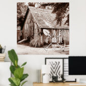 Boerderij Life Antiek Barn Poster (Thuiskantoor)
