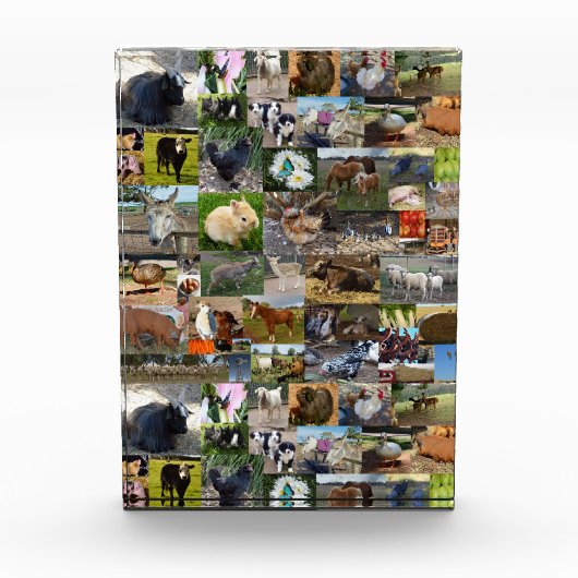 Boerderij Life Photo Collage Fotoblokken (Voorkant)