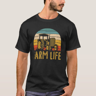 Boerderij Life Rancher Barnyard Harvest Farming Ba T-shirt