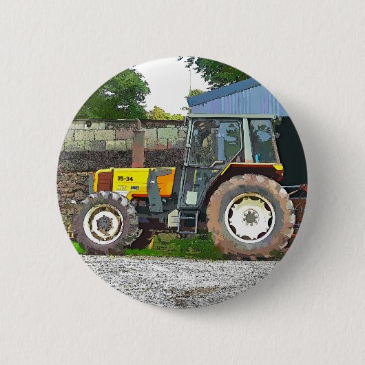 BOERDERIJ LIFE RONDE BUTTON 5,7 CM (Voorkant)