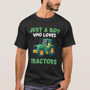 Boerderij Lifestyle een jongen die van tractoren h T-shirt