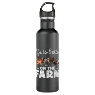 Boerderij Lover Animal Farming Life Waterfles