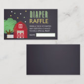 Boerderij Luier Raffle Ticket Informatiekaartje (Voorkant / Achterkant)