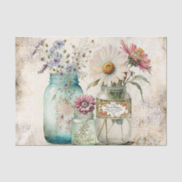 Boerderij Mason Jars Tissuepapier