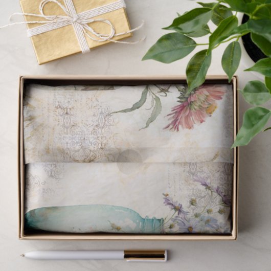 Boerderij Mason Jars Tissuepapier (Geschenk)