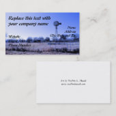 Boerderij met windmolen visitekaartje (Voorkant / Achterkant)