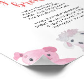 Boerderij - Mijn water brak Poster (Hoek)