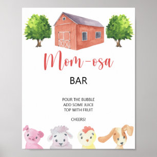 Boerderij - Momosa bar Poster