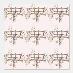 Boerderij Muizen en hekken Tan Behang