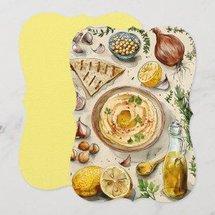 Boerderij naar tafel Hummus Recept: Arabisch biolo Kaart