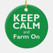 Boerderij op keramisch ornament (Achterkant)