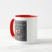 Boerderij op tabelkaart mok (Voorkant links)