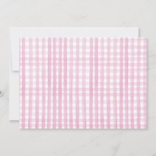 Boerderij Oude MacDonald Barnyard Roze Dieren Part Kaart (Achterkant)