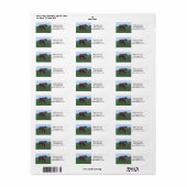 Boerderij Paard Adres Labels (Full Sheet)