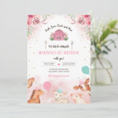 Boerderij Party Animals Kaart (Staand voorkant)