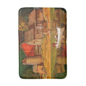 Boerderij Pond Landschap Mead Schaeffer Badmat (Voorkant Verticaal)