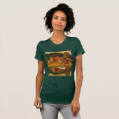 Boerderij Pond Landschap Mead Schaeffer T-shirt (Voorkant volledig)