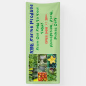 BOERDERIJ PRODUCTBANNER SPANDOEK (Verticaal)