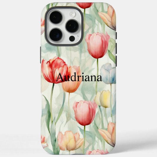 Boerderij Rode Gele Tulpenbloemen Case-Mate iPhone Case (Achterkant)
