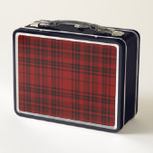 BOERDERIJ RODE GINGHAM GERUITTE PLAID (Achterkant)