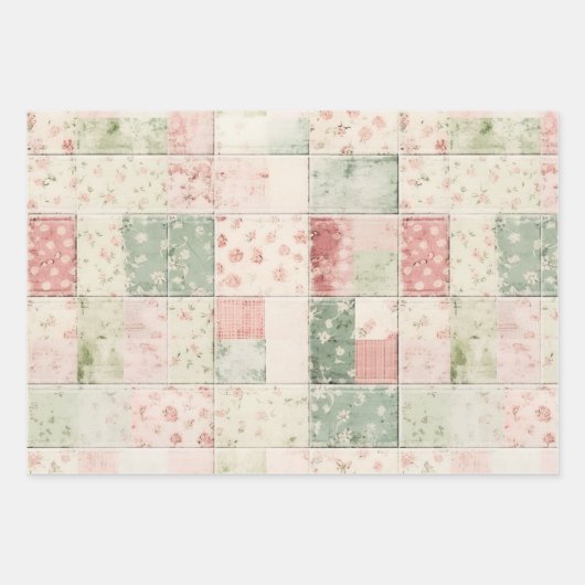 Boerderij Rood Geel Tulpenbloemen Verjaardag Inpakpapier Vel (Voorkant 3)