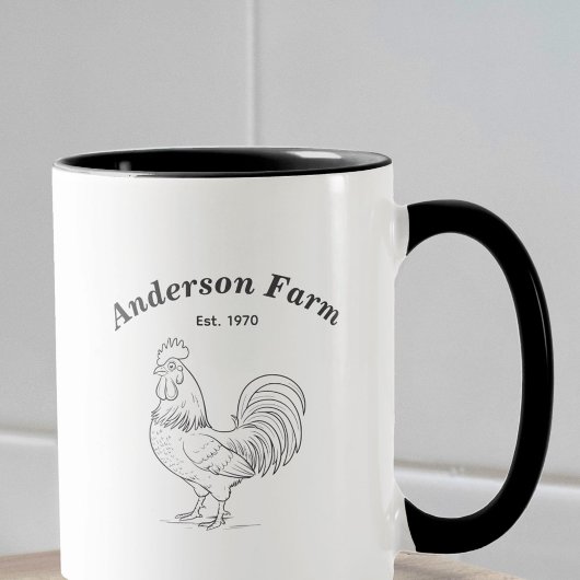 Boerderij Rooster Mok