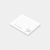 Boerderij Rooster Post-it® Notes (Schuin)