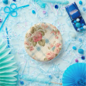  boerderij rustieke roze rozen papieren kommen (Feest)