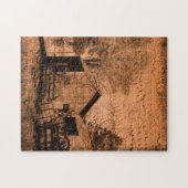 Boerderij rustieke schuur Donkey Legpuzzel (Horizontaal)