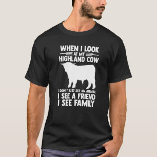Boerderij Schotse Hooglander T-shirt