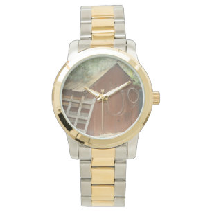 Boerderij schuur in Amador County land Horloge