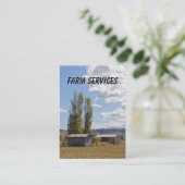 Boerderij Services Visitekaartje (Staand voorkant)