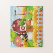 Boerderij Sheep Chicken Baby Duck Puzzle Legpuzzel (Verticaal)