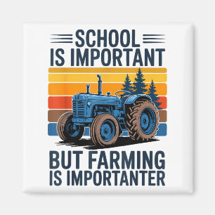 Boerderij shirt maar boeren is belangrijker boer t magneet