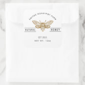 Boerderij Shop Honey Jar Label Small Business Wit (Tas)