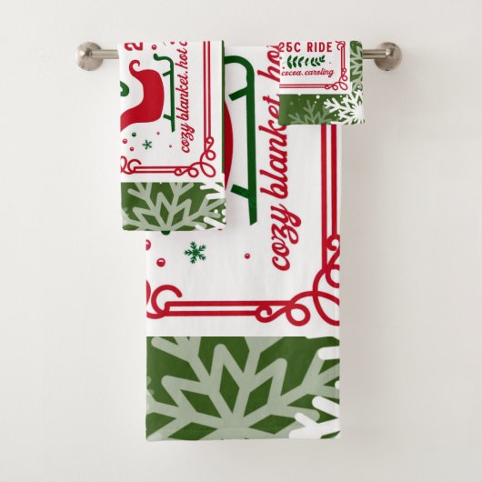 Boerderij Sneeuwvlokken, vers Bad Handdoek (Insitu)