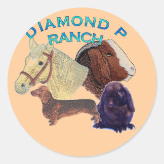 Boerderij sticker... ronde sticker