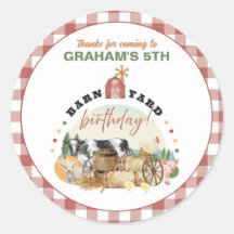 Boerderij thema Verjaardag
