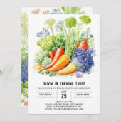 Boerderij-to-Table Kids Verjaardag Kaart (Voorkant / Achterkant)