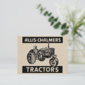  Boerderij tractor Briefkaart (Staand voorkant)