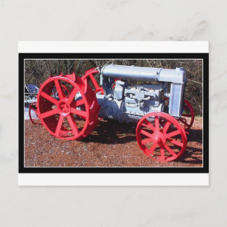 Boerderij tractor briefkaart