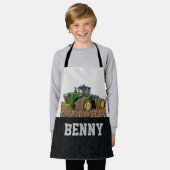 Boerderij Tractor Farmer Cool Schort (Gedragen)