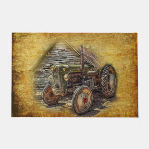 Boerderij tractor Old Barn Shed Deurmat