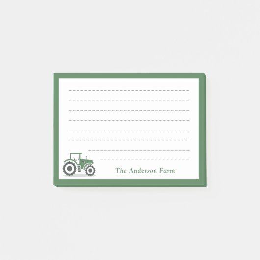 Boerderij tractor post-it® notes (Voorkant)